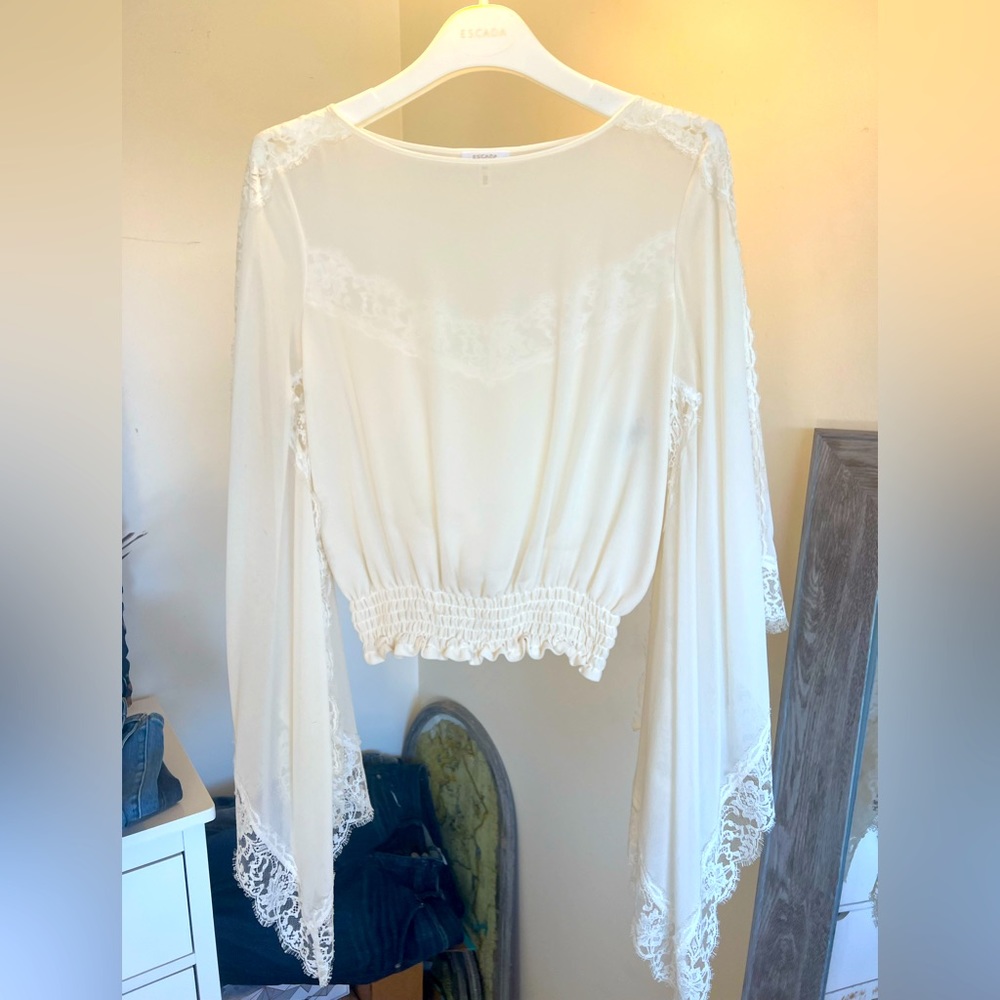 Gorgeous Elegant Boho Style Escada Blouse